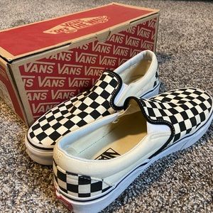 Women’s size 8 Checkerboard Vans